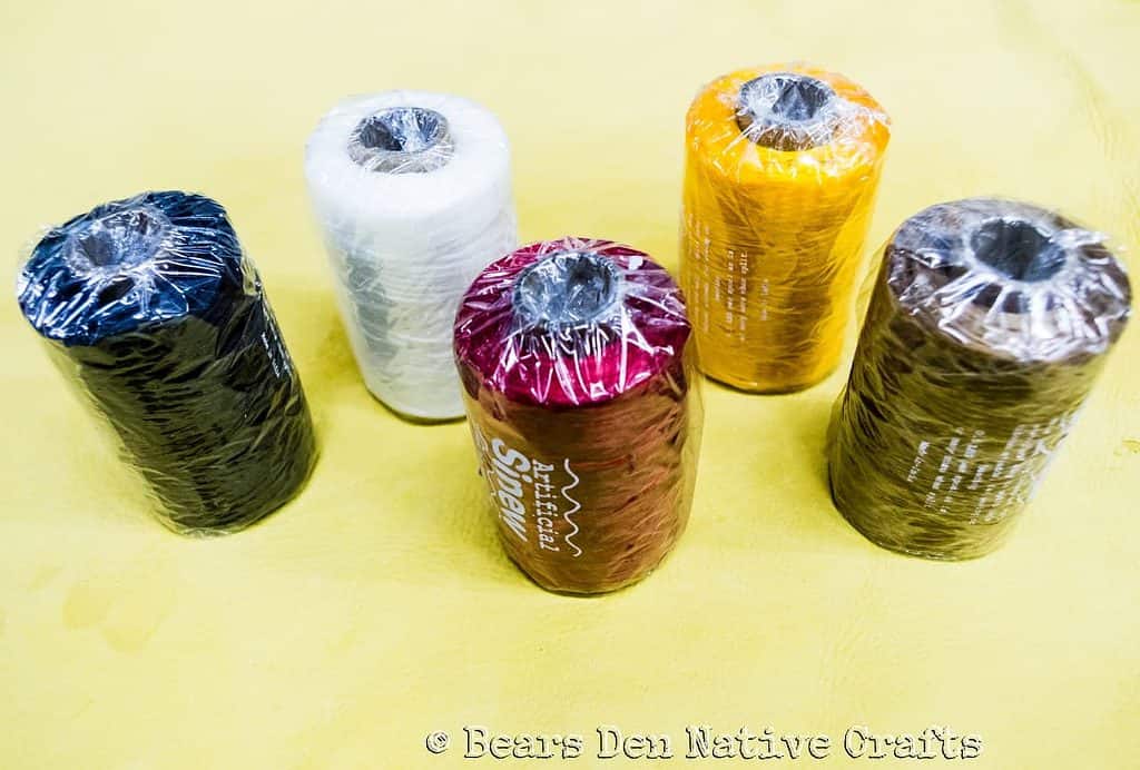 Artificial Sinew (Waxed Thread) – Bears Den Native Crafts